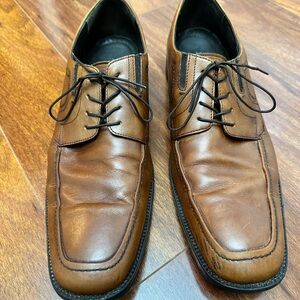Hush Puppies Brown Leather Derbys